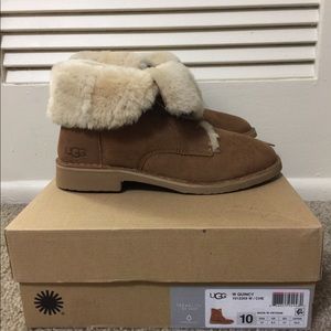 UGGS Quincy lace up boots